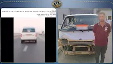 اختلت عجلة القيادة بيده.. ضبط سائق ميكروباص صدم دراجة نارية وفر هاربًا بالبحيرة