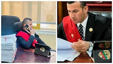 "الوشاح فضحه".. خطأ أثار الشكوك حول صفة القاضي المزيف في فيديوهات المحكمة