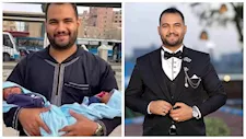 رحلا وتركا طفلين توأم.. تشييع جثماني شاب وزوجته في جنازة مهيبة بالمنيا