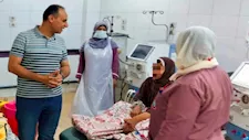 وكيل صحة بني سويف يتفقد وحدة الغسيل الكلوي بالميمون ويحيل طبيبًا للتحقيق