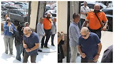 بالصور.. أشرف زكي يشارك في تشييع جنازة الفنان محمد التاجي 