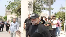 الصور الأولى من جنازة الفنان الراحل محمد التاجي