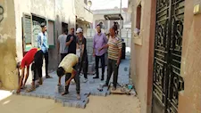 الجيزة تبدأ تطوير ورفع كفاءة 29 شارعًا وتركيب بلاط الإنترلوك بالبدرشين (صور)