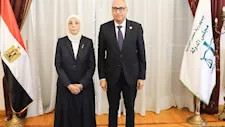 رئيس مجلس الدولة يستقبل رئيسة النيابة الإدارية