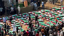 بعد نحو 3 أعوام من استشهادهم.. غزة تشيع رفات 112 شهيدا في أكبر جنازة بالقطاع (صور- فيديو)
