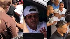 15 صورة.. هنيدي وسط أصدقاء العمر في جنازة شقيقه.. وداع مؤلم