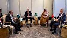 وزراء خارجية مصر وباكستان وتركيا والسعودية يؤكدون مركزية القضية الفلسطينية لتحقيق السلام الشامل