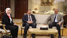 رئيس جامعة الإسكندرية يزور مدير أمن المحافظة لتهنئته بمنصبه الجديد - صور