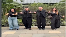 رقص كزبرة وغزي وكارولين عزمي وجنا الأشقر على أغنية "بيان هام"- فيديو 