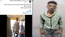 ضبط عنصر جنائي اعتدى بالضرب على طالب داخل محل عمله بالسويس