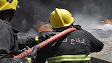 اندلاع حريق بمصنع مراتب في المنطقة الصناعية بدمياط الجديدة