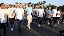 25 صورة- وزير الشباب ومحافظ القاهرة يشهدان ماراثون "القاهرة مهد الحضارة"