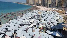 وصلت لـ 90%.. المصايف تعلن نسب الإشغالات بشواطئ الإسكندرية - صور