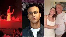 حدث بالفن| لميس الحديدي في حفل شيرين عبد الوهاب وعمرو دياب يشعل الساحل