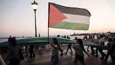 مظاهرات حاشدة في اليونان لدعم فلسطين والمطالبة بوقف التعاون مع إسرائيل