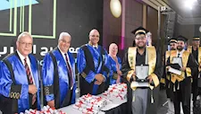 بالصور- حفل تخرج أول دفعة من جامعة برج العرب التكنولوجية