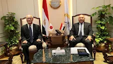 وزير النقل يبحث مع سفير اليابان تنفيذ المرحلة الأولى من الخط الرابع للمترو