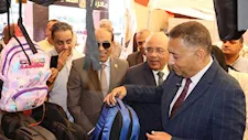 تخفيضات 30%.. محافظ القليوبية يفتتح أول معارض "أهلاً مدارس" بشبرا الخيمة