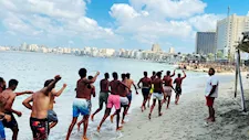 "مصر بلا غرقى".. اختبارات لمنقذي شواطئ غرب الإسكندرية -صور