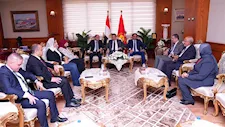 وزير العمل ومحافظ بورسعيد يبحثان دعم التشغيل والتدريب وسلامة العمال