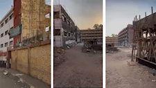 "المدرسة لسه مش جاهزة".. حفرة 5 أمتار وأعمال متوقفة تعطل تطوير "صنايع الباجور" بالمنوفية -صور