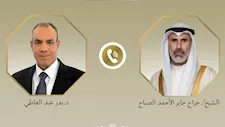 وزير الخارجية ونظيره الكويتي يبحثان خفض التصعيد والتطورات الإقليمية