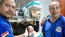 ولادة طارئة داخل سفارة إندونيسيا بالقاهرة.. مسعفان ينقذان أمًا وطفلتها