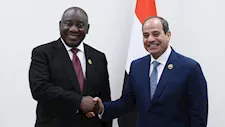 الرئيس السيسي يلتقي نظيره الجنوب إفريقي لبحث تعزيز الشراكة الاستراتيجية
