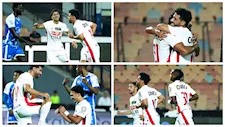 ثلاثية السعيد.. ملخص شوط الزمالك وإيه إس بورت الأول في دوري أبطال أفريقيا