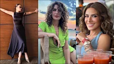 20 صورة.. صبا مبارك تودع الصيف على البحر وسط الطبيعة
