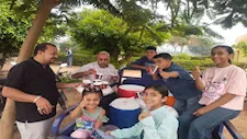 وزعوا الشربات.. احتفالات ببدء إنشاء سور مدرسة برقطا بالقليوبية