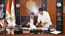 محافظ جنوب سيناء يعتمد توزيع الإعانات والمنح للهيئات الشبابية والرياضية