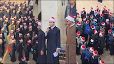 "الجبة والقفطان والعمامة".. مشاهد مبهجة في أول أيام الدراسة بالمعاهد الأزهرية في تلا بالمنوفية (صور)