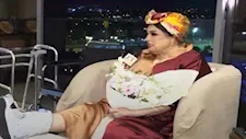  أول ظهور لـ فيفي عبده بعد إصابتها بكسر في قدمها- صور وفيديو