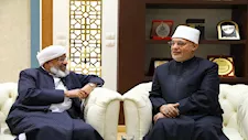 المفتي يستقبل رئيس جامعة سراج الهدى الهندية لبحث آفاق التعاون المشترك