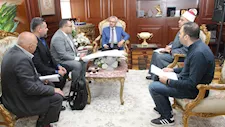 تحديث دون مساس بالتراث.. محافظ بني سويف يناقش تطوير مسجد السيدة حورية