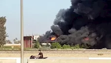  السيطرة على حريق داخل مخزن بقرية سنديون في قليوب