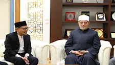 المفتي يتلقى دعوة لحضور الدولي لكبار أئمة المساجد بإندونيسيا
