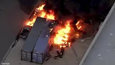 سقوط مروحية في لوس أنجلوس بولاية كاليفورنيا.. ومصرع 3 أشخاص