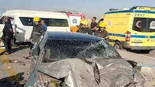 بعد إصابة 17 طالبا.. بدء التحقيقات في انقلاب أتوبيس مدرسة بطريق السويس