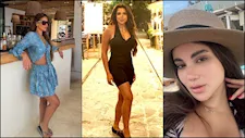 هدى الإتربي وياسمين صبري الأبرز.. 20 صورة لنجمات الفن في اليونان