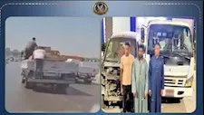 لا توجد واقعة سرقة.. حقيقة فيديو لـ شخصين فوق سيارة نقل بالقليوبية