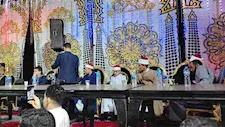 أمسية في حب القرآن.. نجوم دولة التلاوة يحيون حفل حناء بالمنوفية- صور