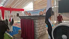 البابا تواضروس يضع حجر أساس كاتدرائية الفشن في أولى محطات زيارته لبني سويف