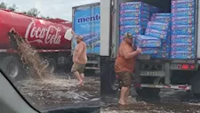   حقيقي أم ذكاء اصطناعي؟.. فيديو لرجل يطير في الهواء بعد تفاعل كوكاكولا