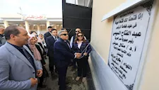 وزيرة التنمية المحلية ومحافظ الدقهلية يفتتحان أعمال تطوير مجزر بلقاس – صور 