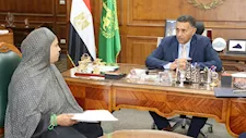 بعد تداول استغاثتها.. محافظ القليوبية يوفر شقة ومفروشات لسيدة وأطفالها ببنها
