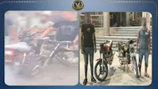 "استعراض برعونة وتراخيص منتهية".. كواليس ضبط قائدي دراجتين ناريتين بالمحلة