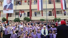 "مستقبل وطن" يجدد مدرسة الناصرية بالزقازيق ويجهز معاملها للطلاب -صور