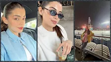 أحدث ظهور لـ ليلى أحمد زاهر مع زوجها وطفلتها والجمهور يعلق- صور